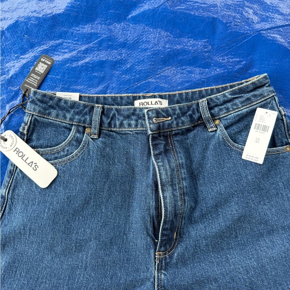 ROLLA'S High Rise Blue Jeans - Picture 2 of 4